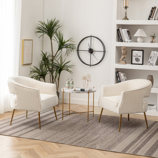 Pearl Velvet Accent Chair