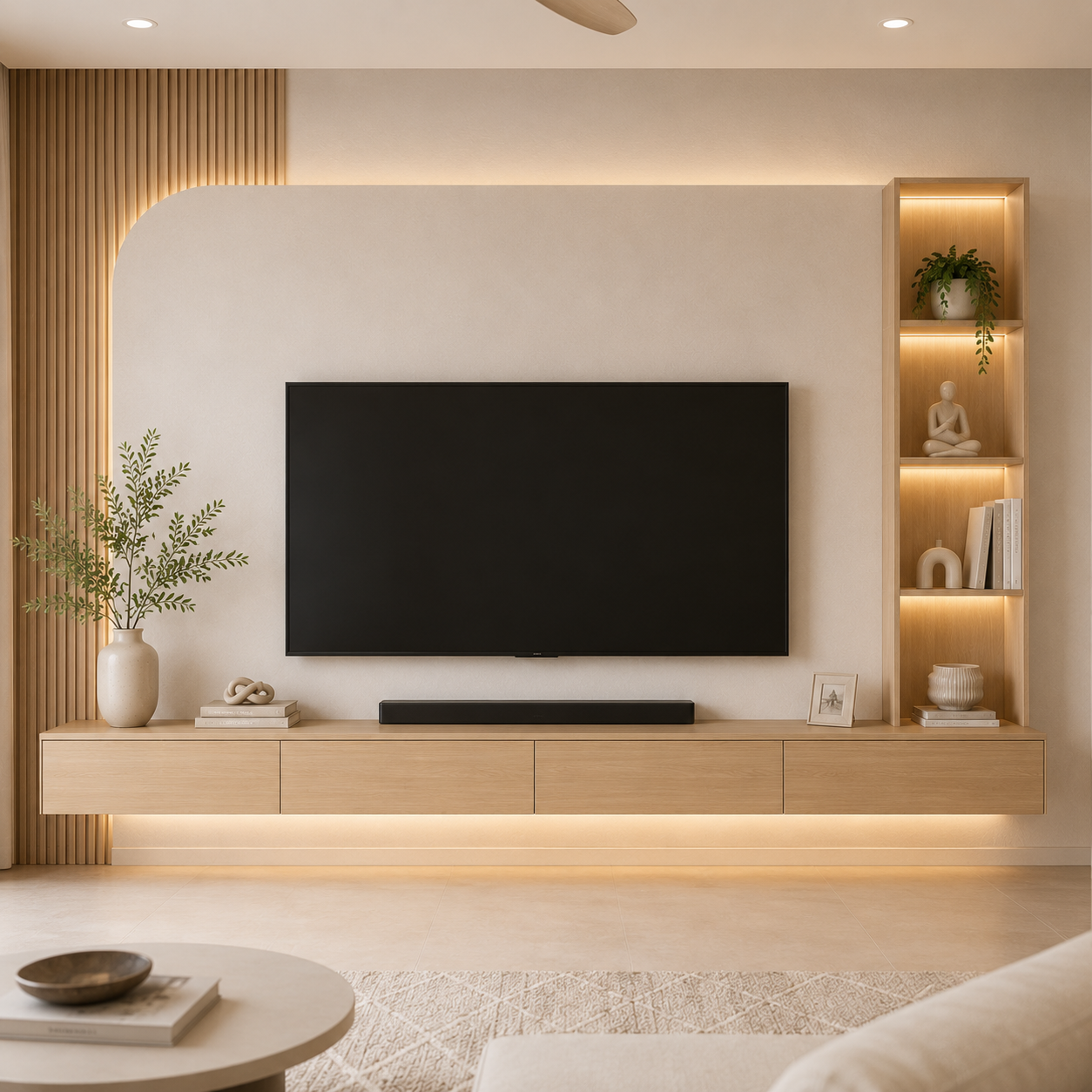 Wall Mounted TV Unit